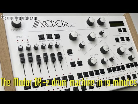 The Modor DR-2 drum machine in 19 minutes