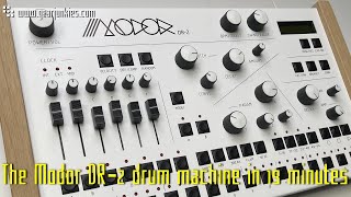 Video thumbnail for The Modor DR-2 drum machine in 19 minutes by Gearjunkies
