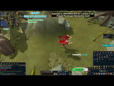 Helping Laniakea Mini Quest Walkthrough Runescape 3 MMORPG!