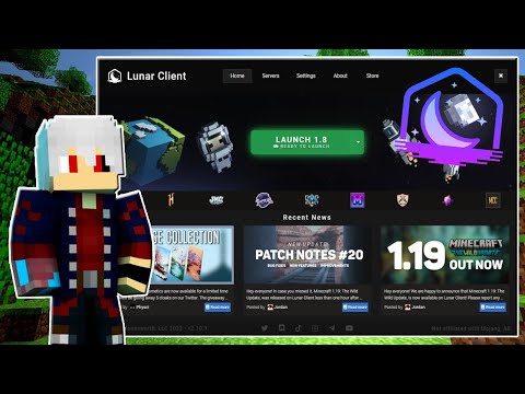 HOW TO INSTALL AND CONFIGURE LUNAR CLIENT!  |  THE BEST MINECRAFT PVP CLIENT +1000 fps |  1.7 - 1.19