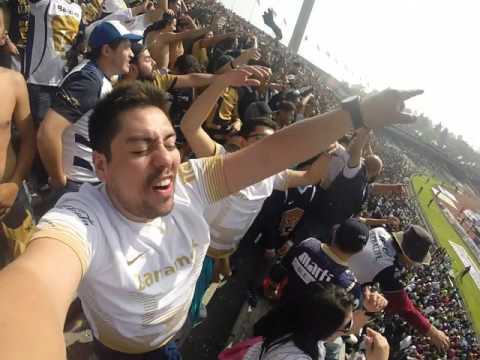 "La Rebel Pumas vs America 6 dic 2015 semifinales" Barra: La Rebel &bull; Club: Pumas