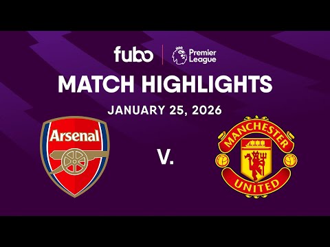 Arsenal FC vs. Manchester United | PREMIER LEAGUE HIGHLIGHTS | Week 23 | Fubo Canada