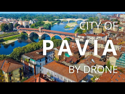 Pavia Italy 🇮🇹 aerial tour | Drone 4K #italytravel