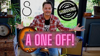 Video thumbnail for Unboxing a ONE OF A KIND Sire Larry Carlton H7 guitar by Peter Honoré