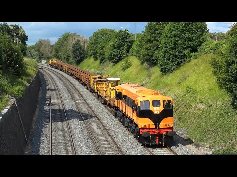 Irish Railways Engineering Trains 2021, May - July incl 201 on PWD