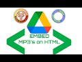Embed Mp3 to HTML 5 Website - Automatically!