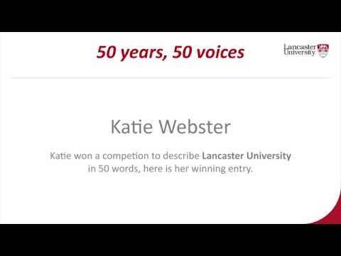 50 years, 50 stories - Katie Webster reads her winning entry