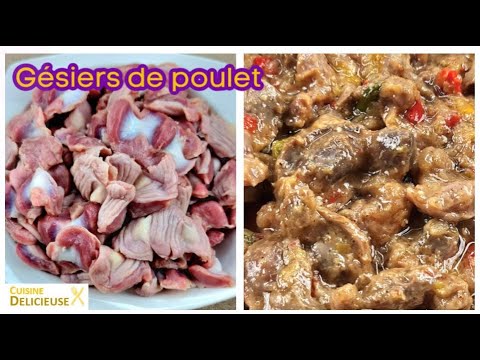 Recette recette gésier de poulet