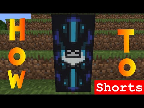 Minecraft: How to Make a Scary Magical Wizard Banner - Tutorial
