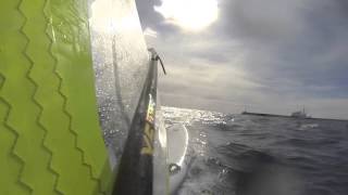 preview picture of video 'windsurf na baía de Ponta Delgada'