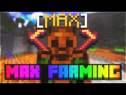 How to MAX FARMING FAST on Hypixel Skyblock