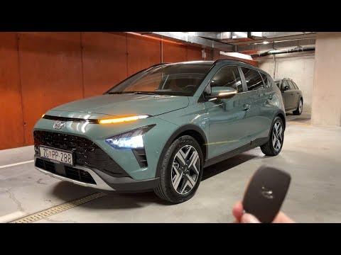 Hyundai Bayon 2022 - quick WALKAROUND (LED lights, trunk, digital cockpit & AMBIENT lights)