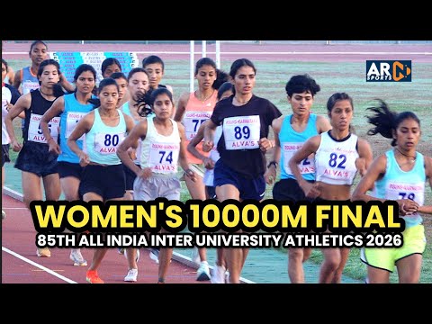 Women's 10000M Final 85th All India Inter University Athletics 2026