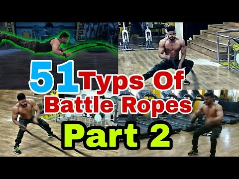 51 Types Of Epic Battle Ropes Exercises You MUST TRY  /Part 2 / Crossfit Workout / Gopal Dayma