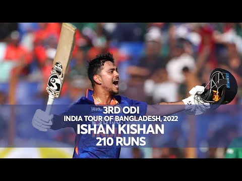Ishan Kishan's 210 Runs Against Bangladesh || 3rd ODI || India tour of Bangladesh 2022