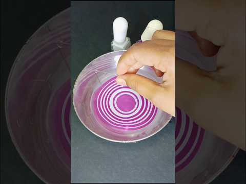 beautiful water marble nail design ❤️ #trend #naildesign #youtubeshorts #nails #watermarblenailart