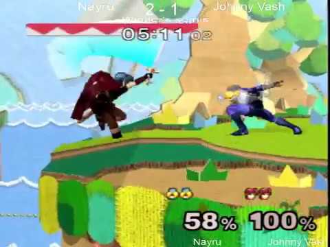 CU Smash SSBM - Nayru (Sheik) Vs. Johnny Vash (Marth, Fox) Winner's Semis