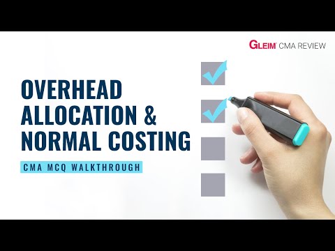 Free CMA Exam Practice Questions | Part 1 — Overhead Allocation