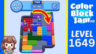 Soluzione del Livello 1649 di Color Block Jam