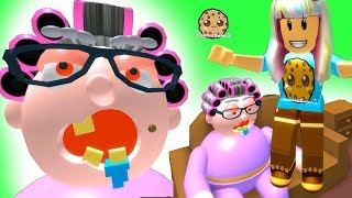 My Grandmas Crazy House ! Roblox Obby  Let's Play Video Games with Cookie Swirl C