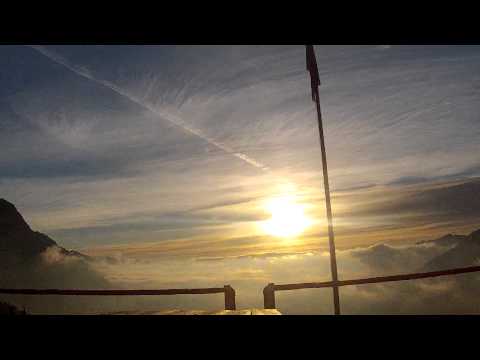 Alba rifugio de gasperi (UD)