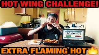 EXTREME FLAMING HOT WING CHALLENGE!