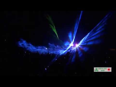 Laser show na Vatre v Rožňave 2015