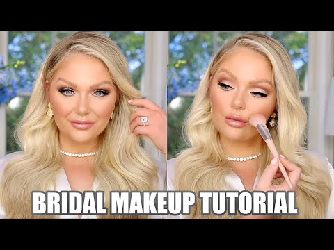 THE PERFECT BRIDAL MAKEUP TUTORIAL (SOFT GLAM WEDDING MAKEUP)  KELLY STRACK