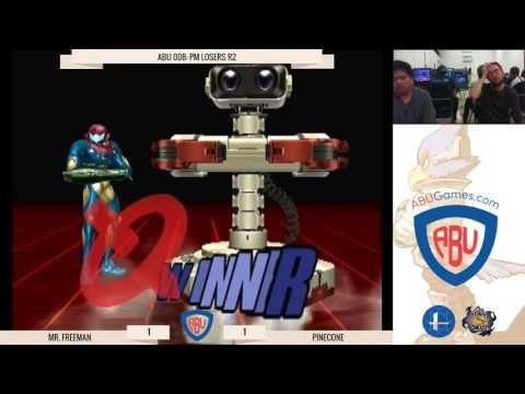 ABU Monthly 8: Mr. Freeman (R.O.B.) Vs. Pinecone (ZSS, Samus) - Project M Loser's R2