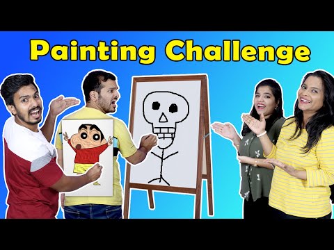 Funniest Painting Challenge | Drawing Competition | Hungry Birds