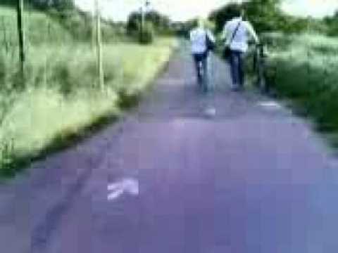 Ciclabile Vaiano - Prato. S.Lucia discesa in roller