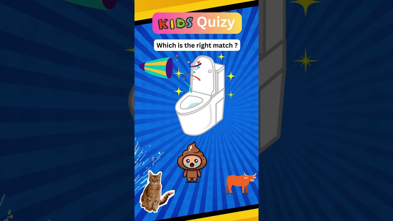 Fun Toilet Training Quiz for Kids! Can You Guess the Right Answer? 🚽✨ #kidseducation #learningisfun