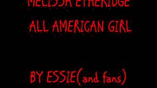 melissa etheridge -  all american girl