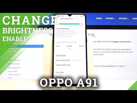How to Activate Auto-Brightness on OPPO A91 – Adjust Screen Intensity