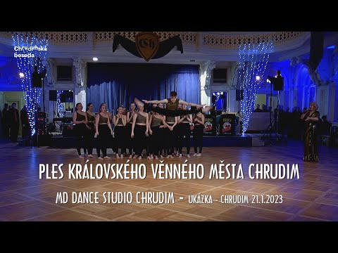 Ples královského věnného města Chrudim - MD DANCE STUDIO - ukázka - 21.1.2023