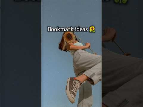 aesthetic bookmark ideas 🌻!!! DIY Bookmarks #aesthetic #bookmark #diy #shorts #viral