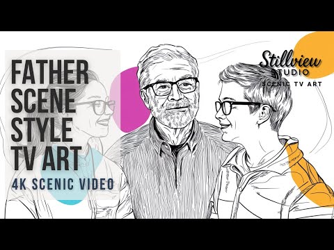 Father’s Day Art Display in 4K | 2-Hour Modern Minimalist TV Gallery