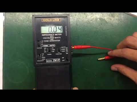 Gold Line ZM1P Impedance Meter Repairs by Dynamics Circuit (S) Pte. Ltd.