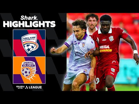 Adelaide United v Perth Glory | SHARK HIGHLIGHTS | Isuzu UTE A-League 2025-26 | Round 18