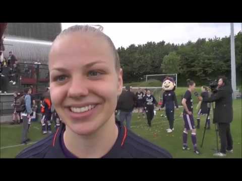 Sarah Wijnants na RSC Anderlecht - KRC Genk Ladies op 01.05.2018