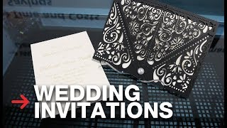 Laser Cut Wedding Invitation | Laser Cutting Paper | Speedy 400