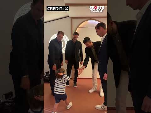 Rafael Nadal's son plays with Federer, Murray and Djokovic after father's French Open tribute