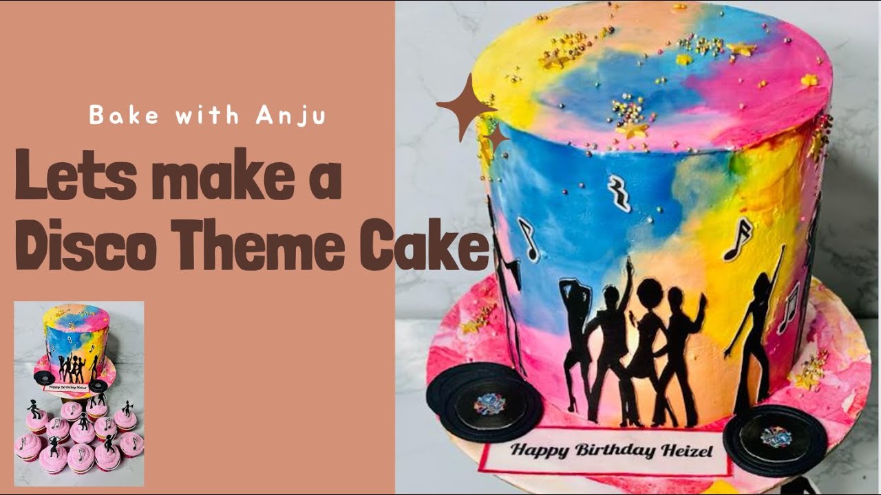 Lets make a disco theme cake