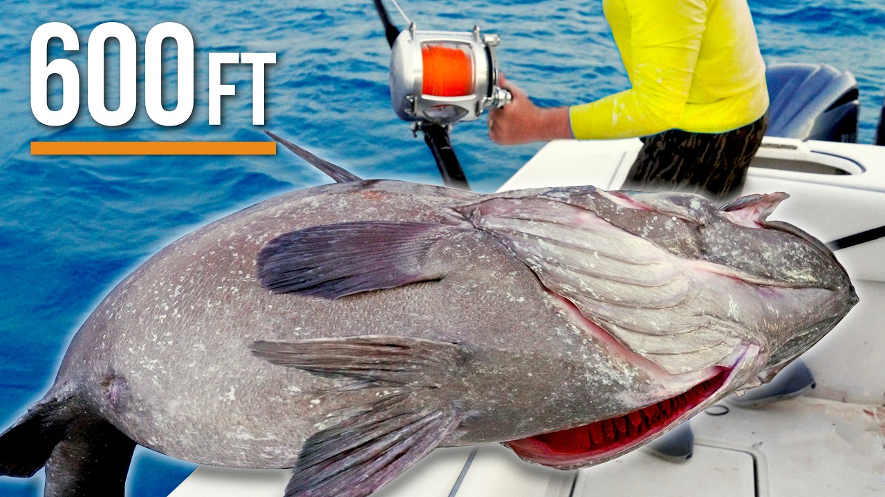 Giant Deep Sea Fish Caught in 600ft