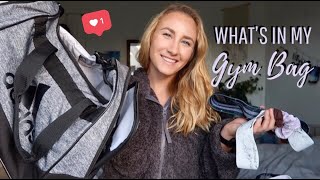 WHAT'S IN MY GYM BAG? || Gym Bag Essentials