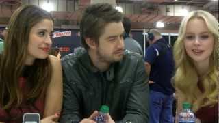 NYCC 2012 666 Park Avenue Mercedes Masohn, Robert Buckley, Helena Mattson video