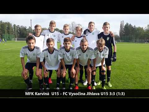 MFK Karviná U15 - FC Vysočina Jihlava U15 10.10.2020 - Góly