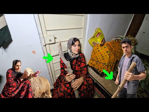 real iran nomadic life ❄️ single nomadic mother’s struggle and strength