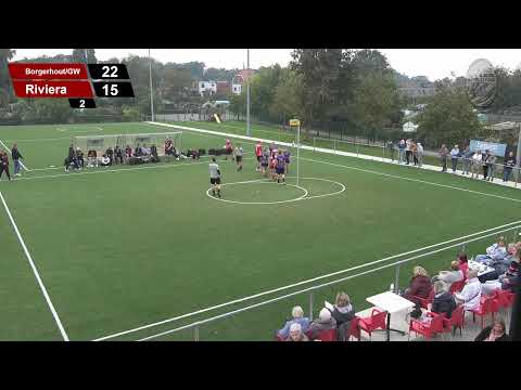 Borgerhout/GW tegen Riviera 10/10/21 - A-reeks -  Veldcompetitie 2021-2022