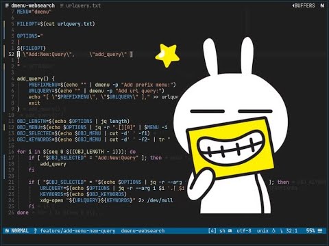 dmenu-websearch - Menambahkan Menu Add New Query